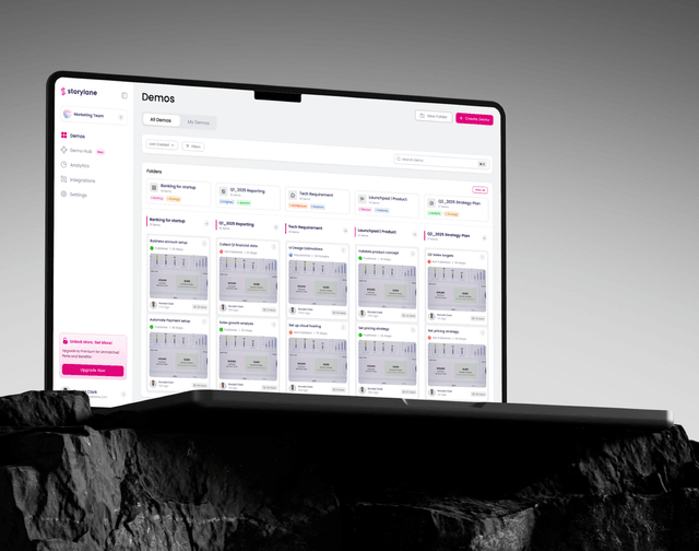 Cover image for modern Storylane project dashboard with enhanced UI